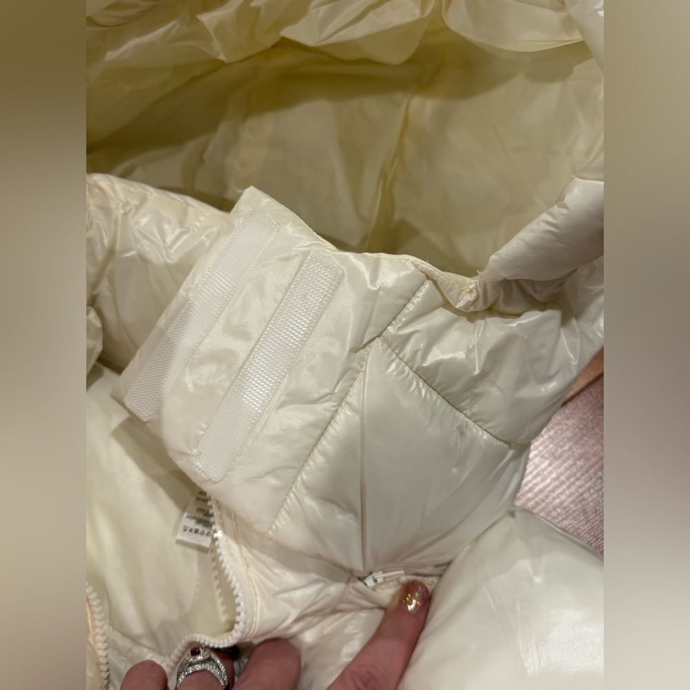 Charm Miles Women's Cream Puffer Jacket NWT - Picture 4 of 10